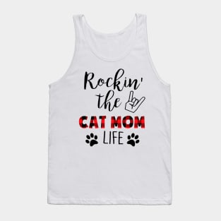 Rockin' The Cat Mom Life Tank Top